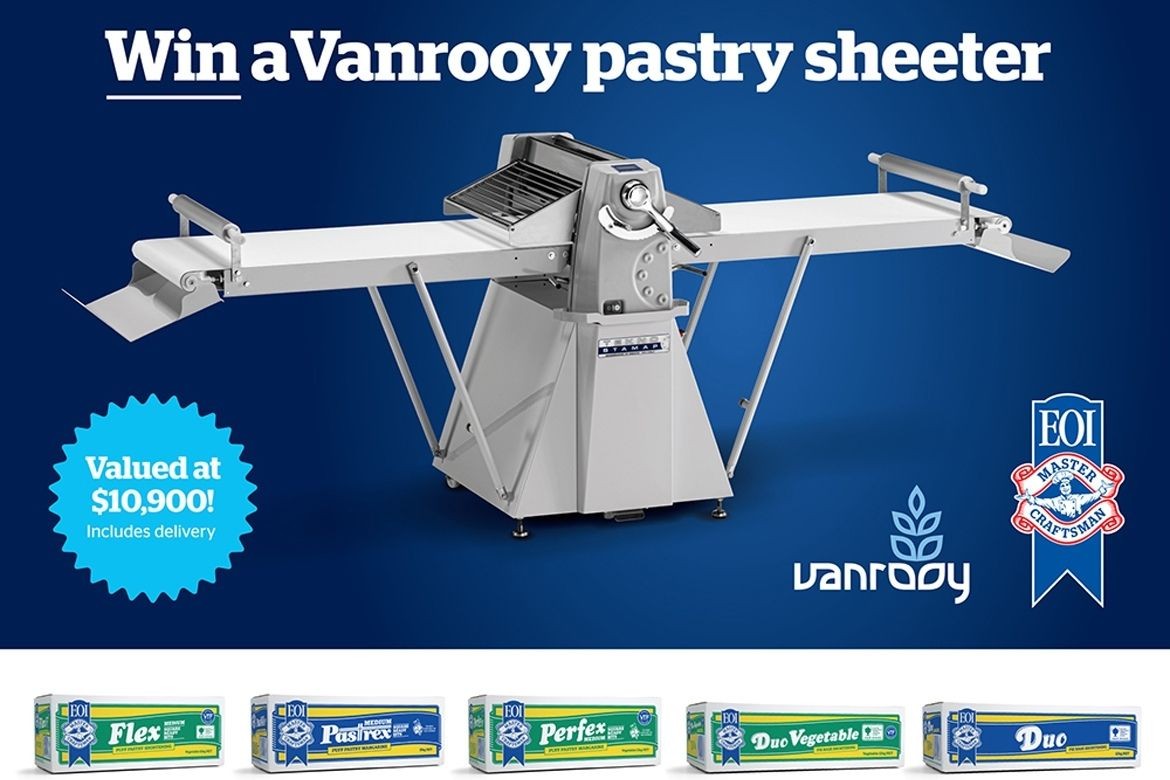 Be in it to win this amazing pastry sheeter