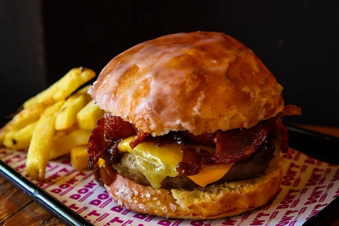 Bakery launches sweet and savoury doughnut-burgers