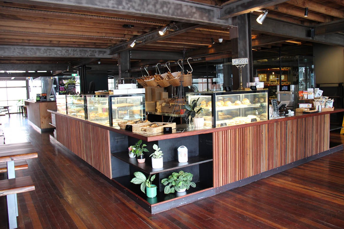 Doughcraft will be opening a second store in Brisbane's CBD. Pictured is the stores wooden display case